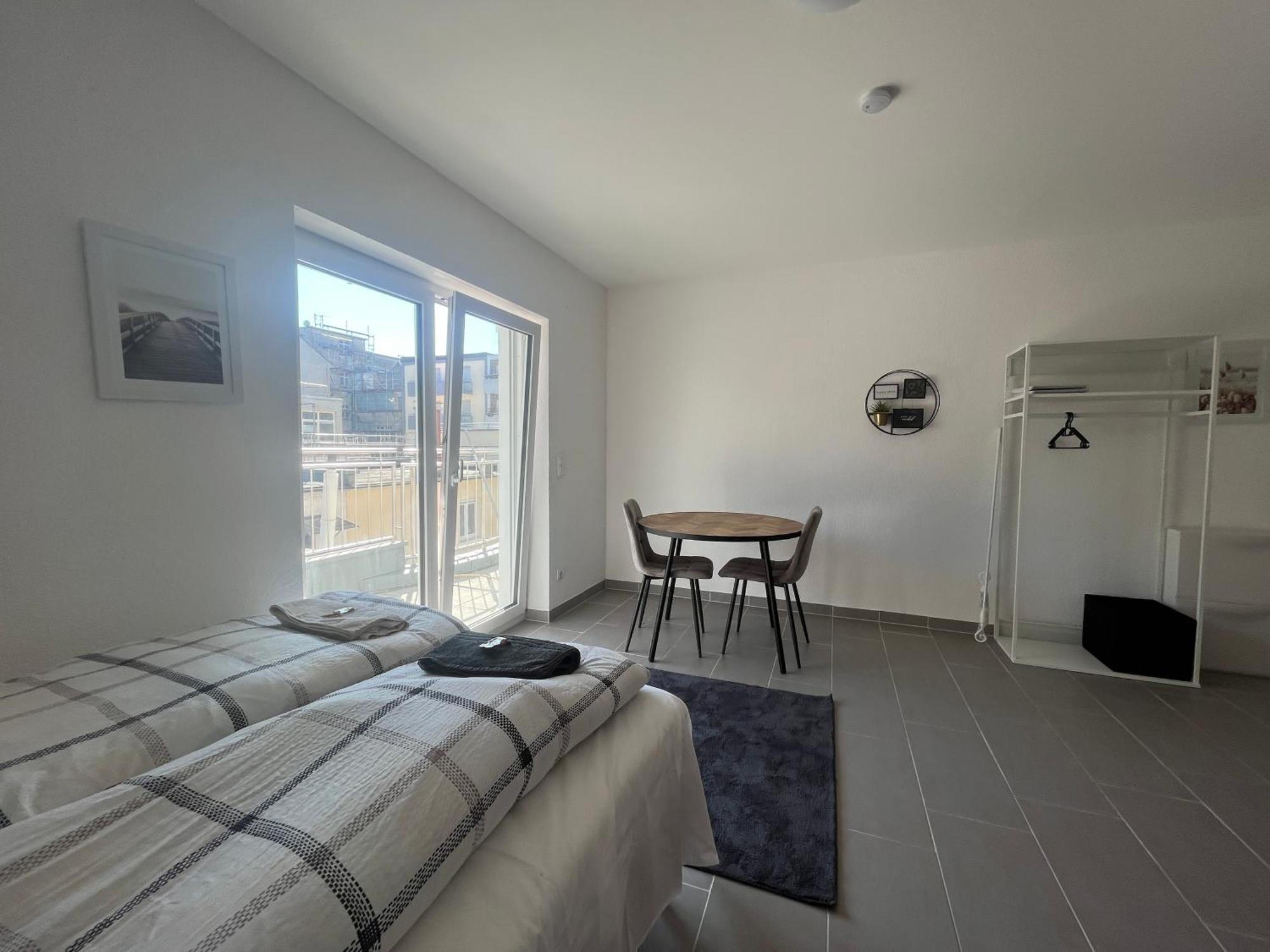 Simplex Apartments Am Europaplatz Karlsruhe Rum bild