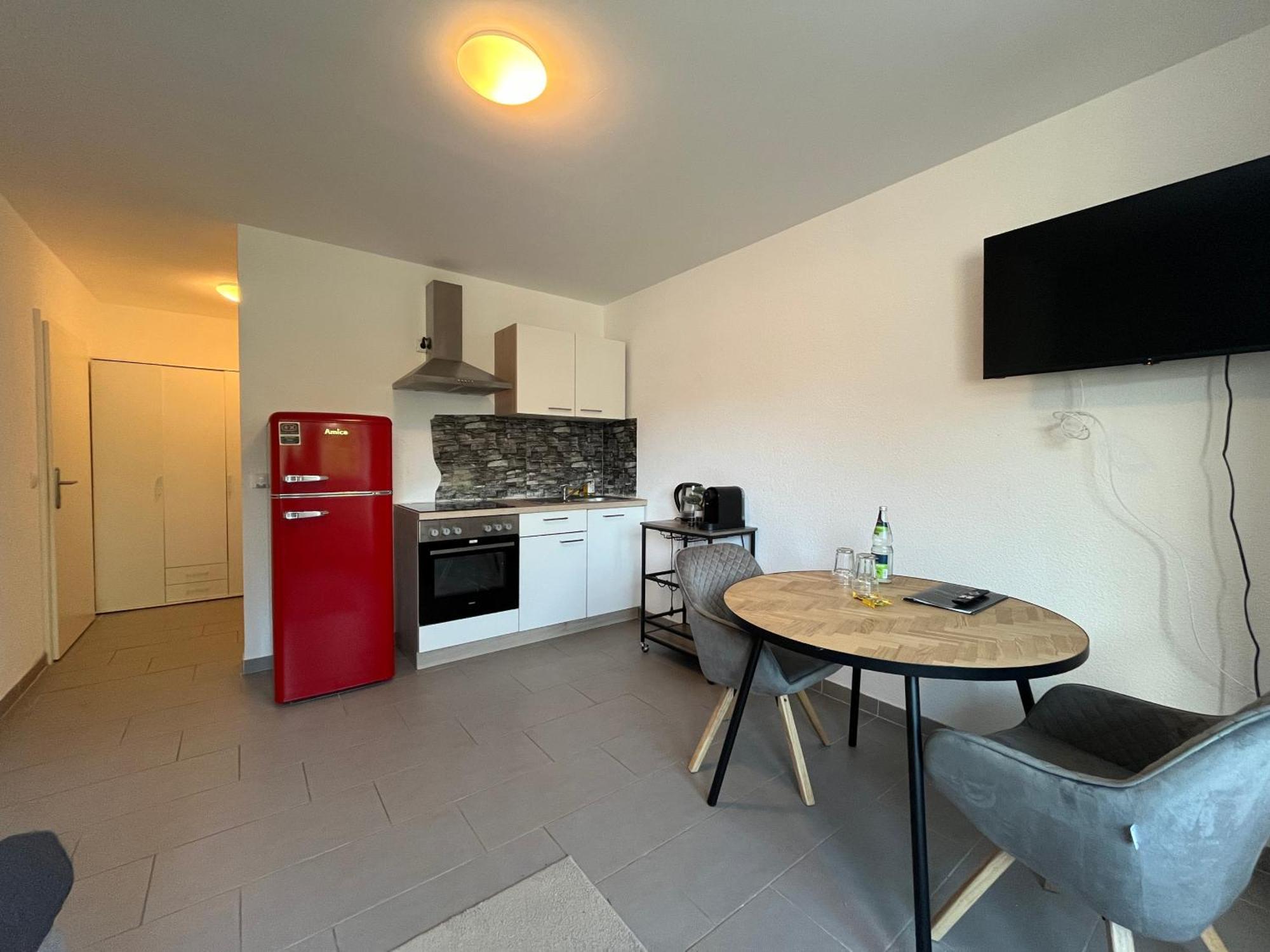 Simplex Apartments Am Europaplatz Karlsruhe Rum bild