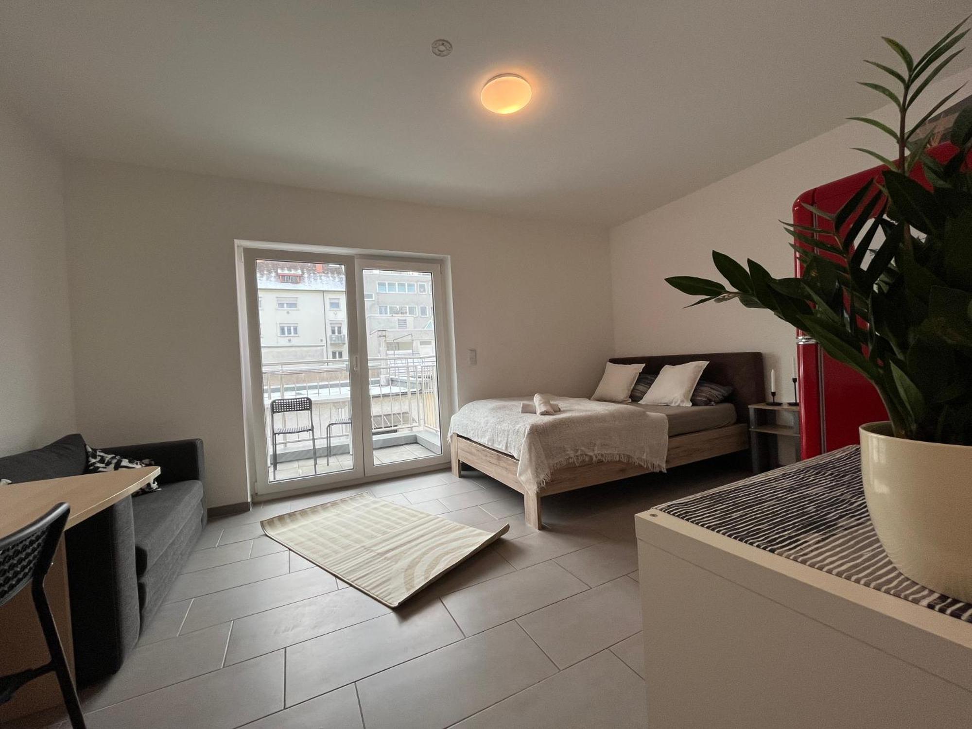 Simplex Apartments Am Europaplatz Karlsruhe Rum bild